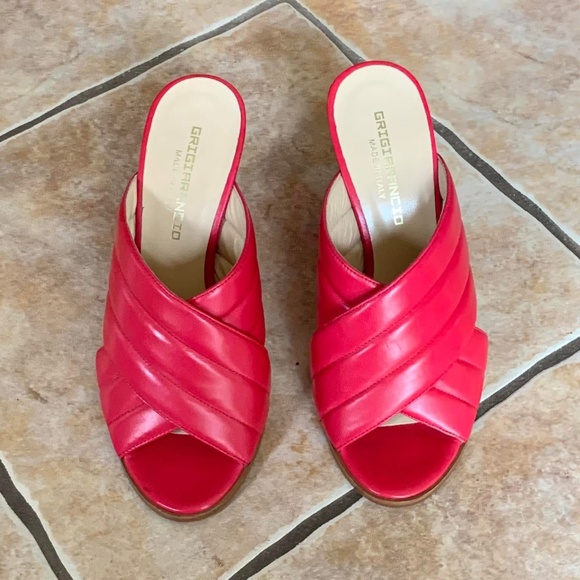 Grigiarancio Heeled Leather Sandals - Picture 3 of 7